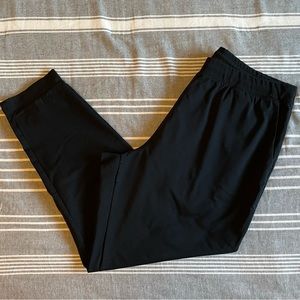Uniqlo polyester track pants - black